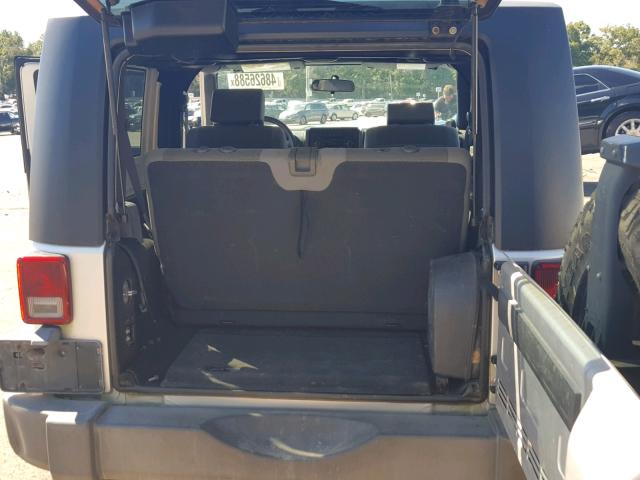 1J4FA54127L163467 - 2007 JEEP WRANGLER S Gümüş foto 9