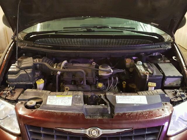 1C4GP45R64B566909 - 2004 CHRYSLER TOWN & COU MAROON photo 7