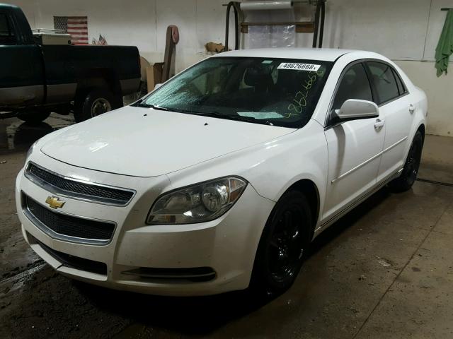 1G1ZC5EB1A4151437 - 2010 CHEVROLET MALIBU 1LT WHITE photo 2