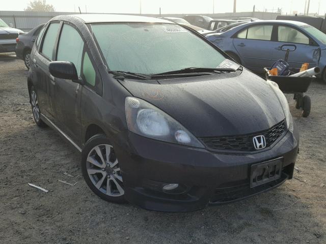 JHMGE8G52DC031527 - 2013 HONDA FIT SPORT BLACK photo 1