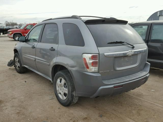 2CNDL13F656170789 - 2005 CHEVROLET EQUINOX LS CHARCOAL photo 3