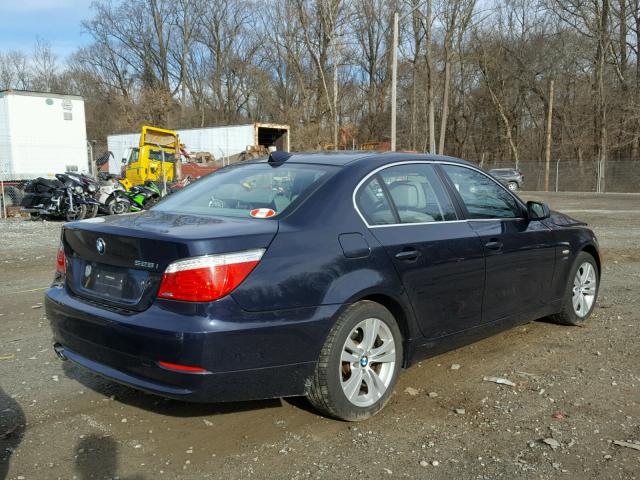 WBANV1C50AC443055 - 2010 BMW 528 XI BLUE photo 4