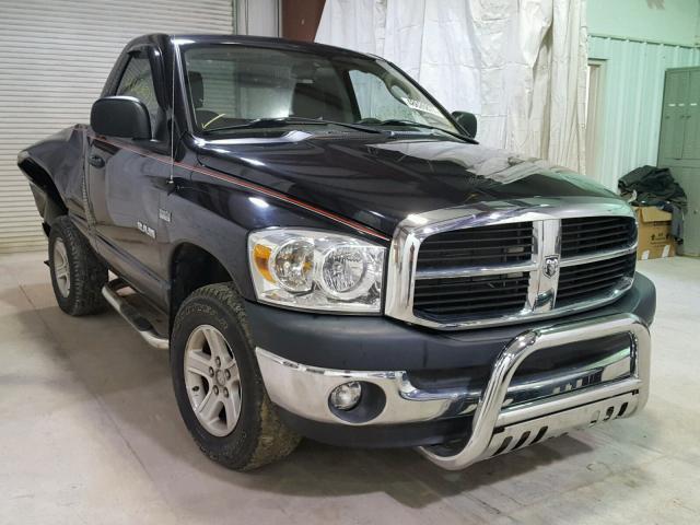 1D7HU16278J110092 - 2008 DODGE RAM 1500 S BLACK photo 1