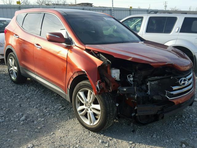 5XYZWDLA3DG027274 - 2013 HYUNDAI SANTA FE S ORANGE photo 1