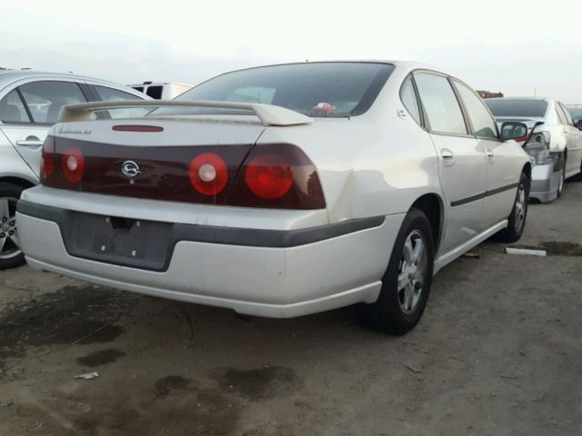 2G1WH52K339364043 - 2003 CHEVROLET IMPALA LS WHITE photo 4