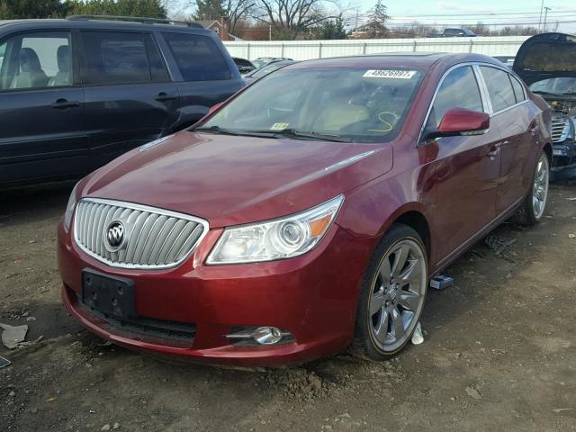 1G4GE5GV8AF303780 - 2010 BUICK LACROSSE C RED photo 2