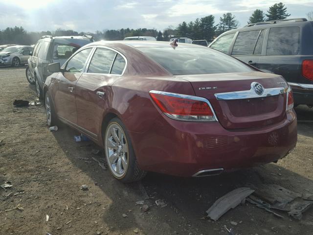 1G4GE5GV8AF303780 - 2010 BUICK LACROSSE C RED photo 3