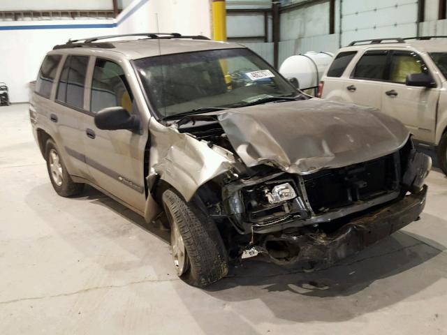 1GNDT13S232412058 - 2003 CHEVROLET TRAILBLAZE BEIGE photo 1