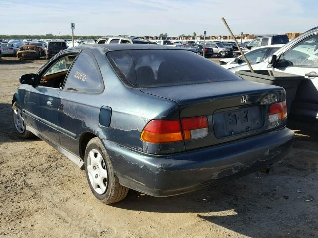 1HGEJ8247WL008669 - 1998 HONDA CIVIC EX GREEN photo 3