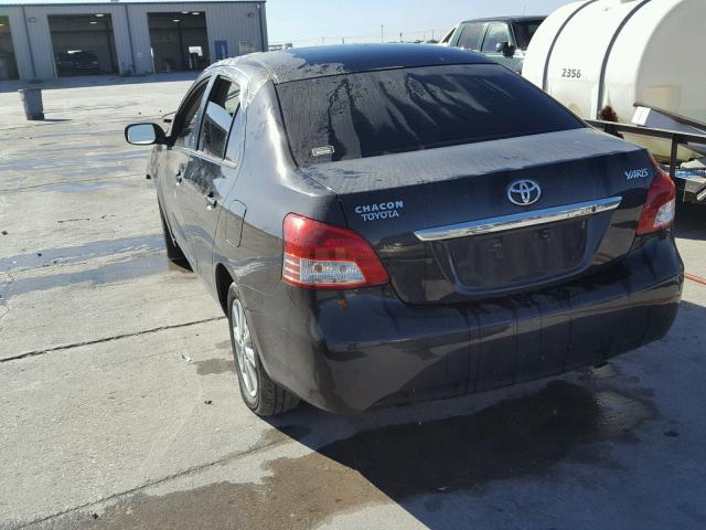 JTDBT903294053867 - 2009 TOYOTA YARIS BLACK photo 3