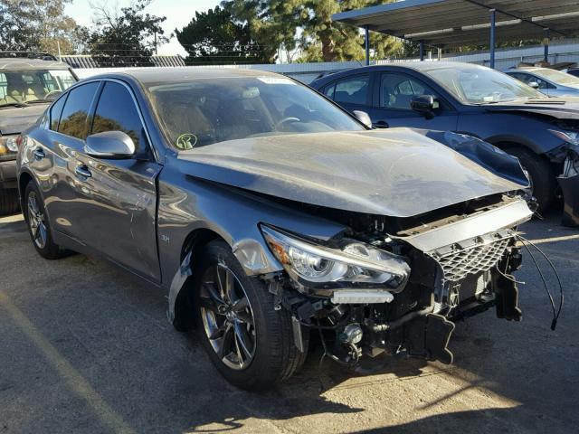 JN1EV7AP8HM741676 - 2017 INFINITI Q50 PREMIU GRAY photo 1