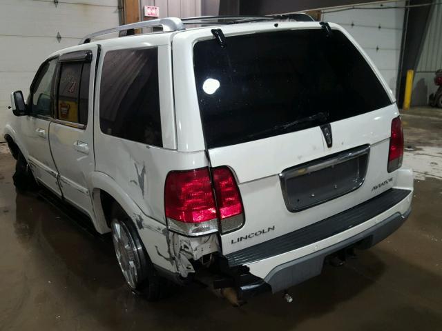 5LMEU78H53ZJ34699 - 2003 LINCOLN AVIATOR 白色 照片 3