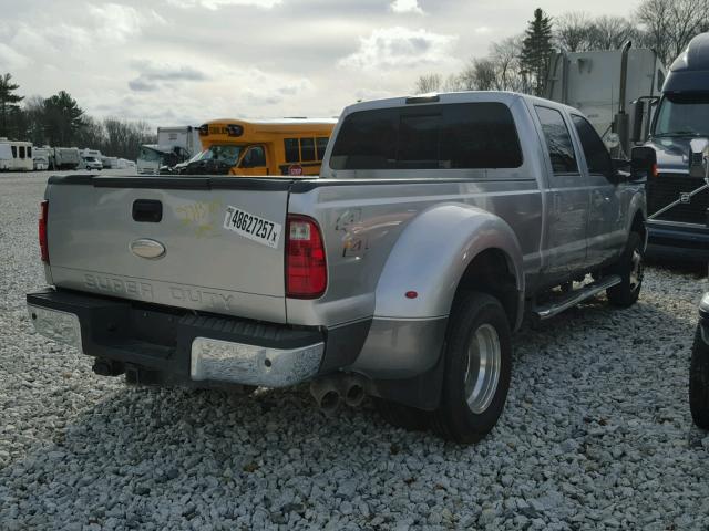 1FT8W3DT9CEA49700 - 2012 FORD F350 SUPER SILVER photo 4