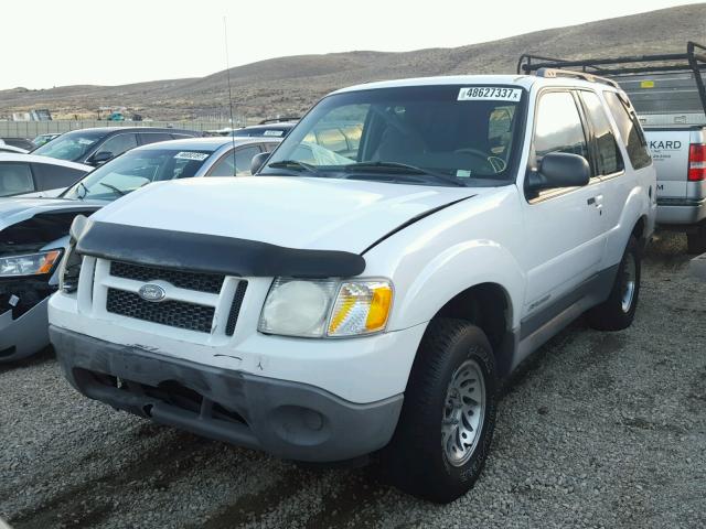 1FMYU70E11UC09233 - 2001 FORD EXPLORER S WHITE photo 2