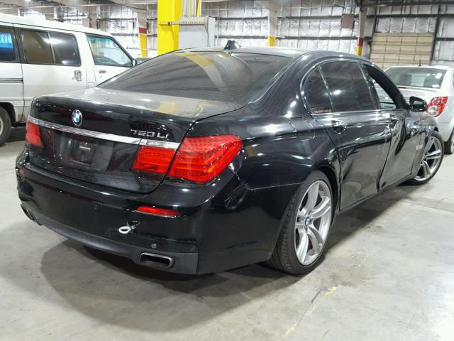 WBAKB8C54BCY64640 - 2011 BMW 750LI BLACK photo 4