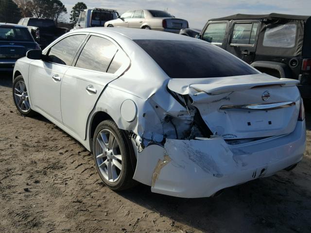 1N4AA5AP5DC805819 - 2013 NISSAN MAXIMA S WHITE photo 3