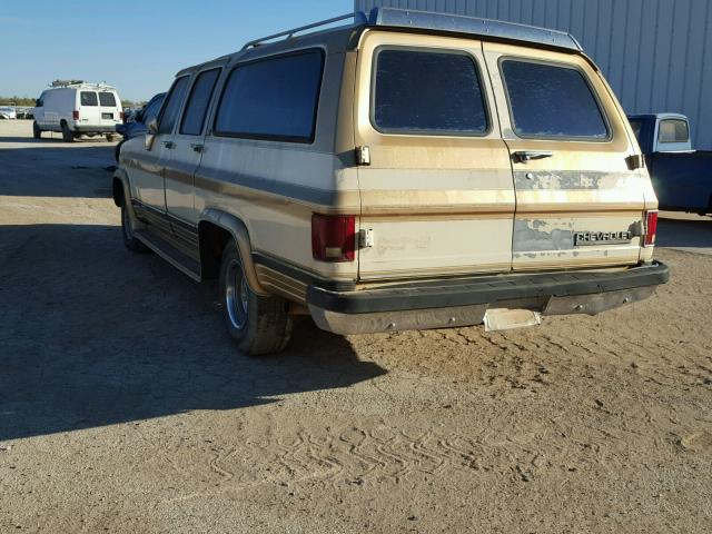 1GNER16K6LF115348 - 1990 CHEVROLET SUBURBAN R TWO TONE photo 3