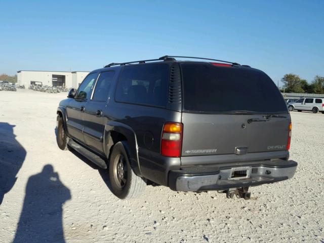 1GNEC16Z52J299868 - 2002 CHEVROLET SUBURBAN C GRAY photo 3