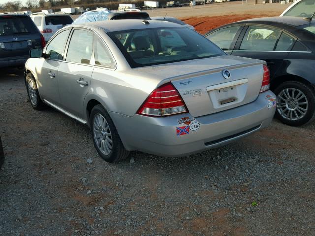 1MEHM42127G613239 - 2007 MERCURY MONTEGO PR GRAY photo 3