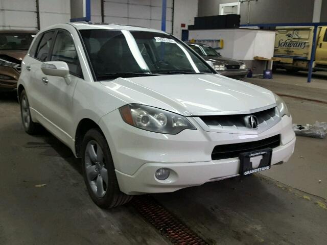 5J8TB18278A005738 - 2008 ACURA RDX WHITE photo 1