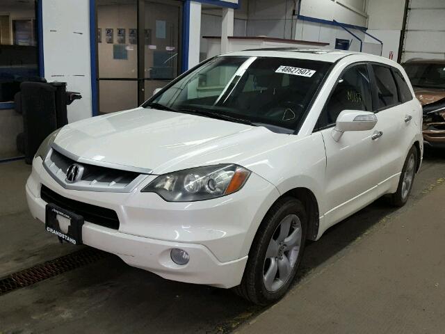 5J8TB18278A005738 - 2008 ACURA RDX WHITE photo 2