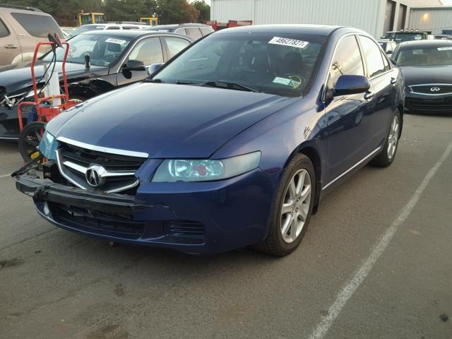 JH4CL96804C038238 - 2004 ACURA TSX BLUE photo 2