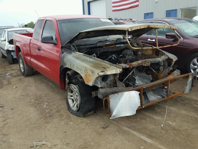 1D7HL32N03S177750 - 2003 DODGE DAKOTA SPO RED photo 1