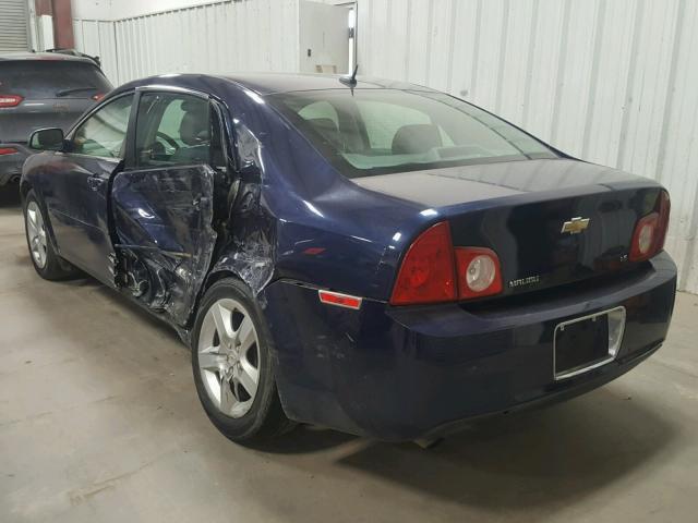 1G1ZG57B99F166561 - 2009 CHEVROLET MALIBU LS BLUE photo 3