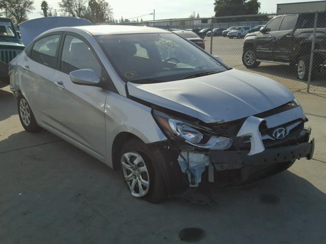 KMHCT4AE5EU725742 - 2014 HYUNDAI ACCENT GLS SILVER photo 1