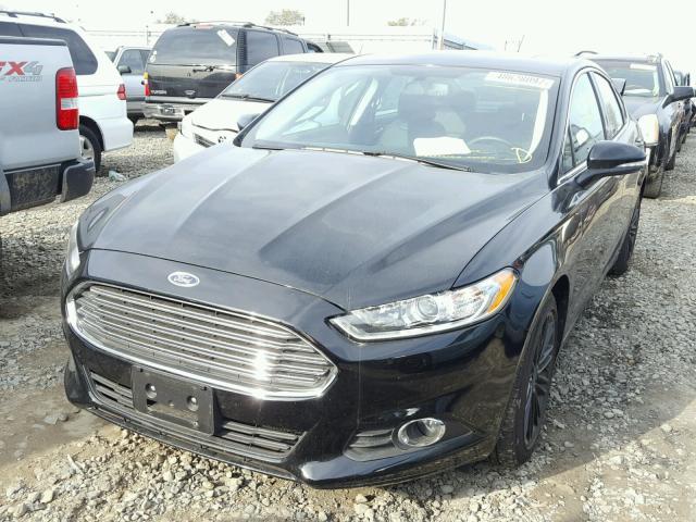 3FA6P0HDXGR366917 - 2016 FORD FUSION SE BLACK photo 2