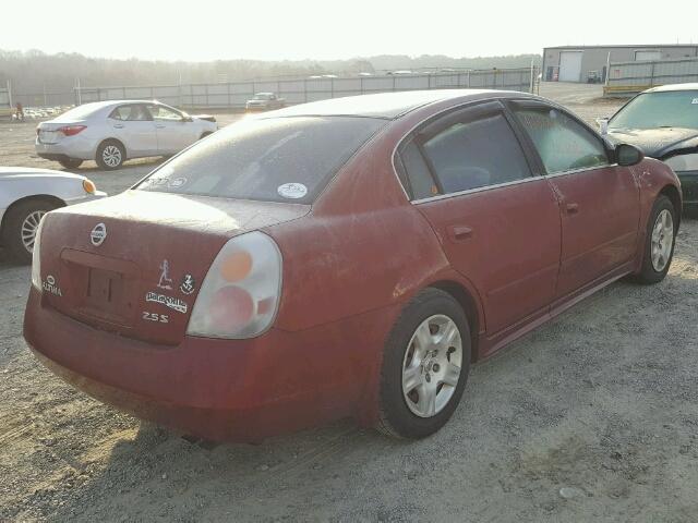 1N4AL11D43C182801 - 2003 NISSAN ALTIMA BAS BURGUNDY photo 4