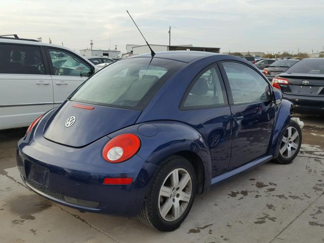 3VWRW31C86M407583 - 2006 VOLKSWAGEN NEW BEETLE BLUE photo 4