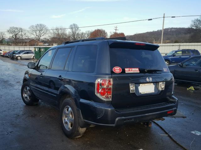 5FNYF28536B041195 - 2006 HONDA PILOT EX GRAY photo 3