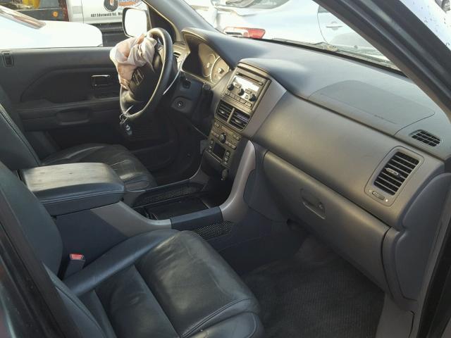 5FNYF28536B041195 - 2006 HONDA PILOT EX GRAY photo 5