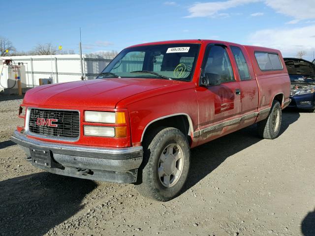 2GTEK19R0V1550821 - 1997 GMC SIERRA K15 RED photo 2