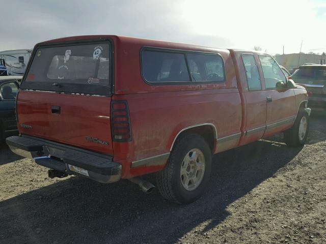 2GTEK19R0V1550821 - 1997 GMC SIERRA K15 RED photo 4