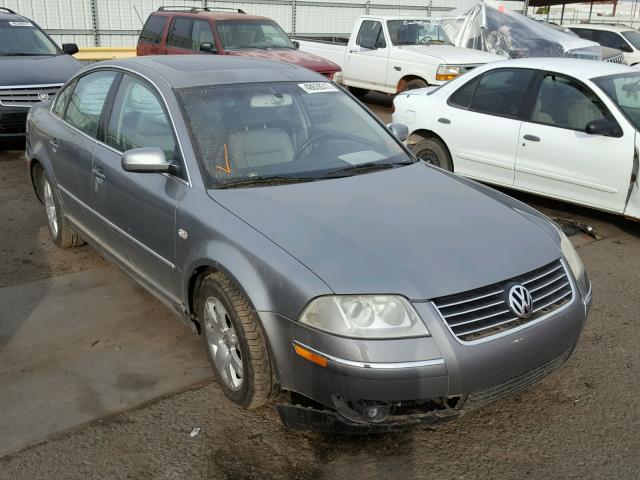 WVWRH63BX1P284102 - 2001 VOLKSWAGEN PASSAT GLX GRAY photo 1