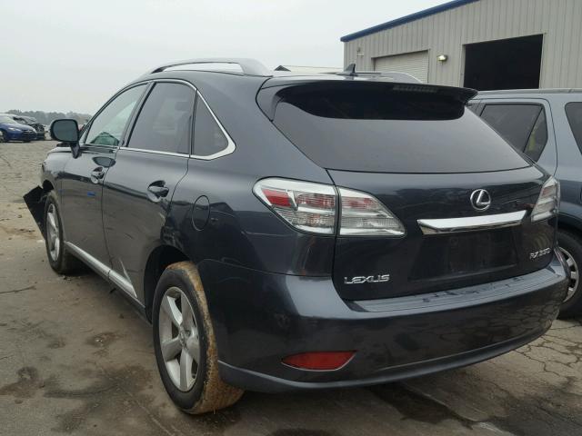 2T2BK1BA0AC049524 - 2010 LEXUS RX 350 BLACK photo 3