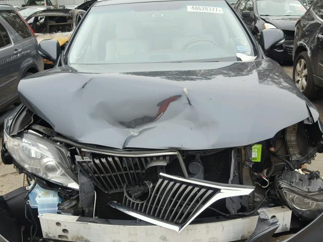 2T2BK1BA0AC049524 - 2010 LEXUS RX 350 BLACK photo 7