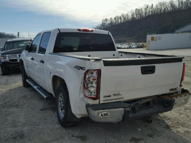 3GTRKUEA9AG160918 - 2010 GMC SIERRA K15 WHITE photo 3