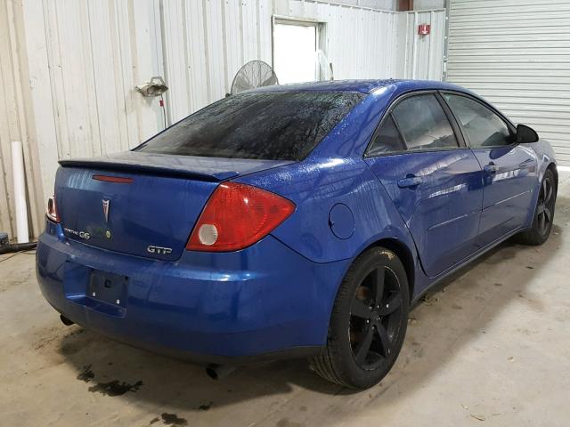 1G2ZM587474181394 - 2007 PONTIAC G6 GTP BLUE photo 4