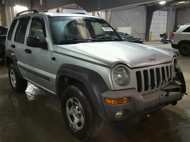 1J4GL48K32W229530 - 2002 JEEP LIBERTY SP GRAY photo 1