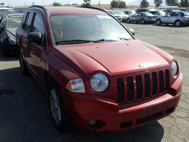 1J8FT47W18D661391 - 2008 JEEP COMPASS SP RED photo 1