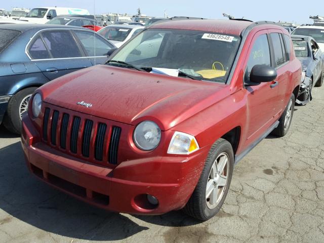 1J8FT47W18D661391 - 2008 JEEP COMPASS SP RED photo 2