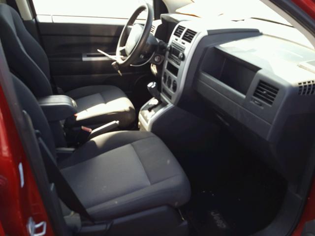 1J8FT47W18D661391 - 2008 JEEP COMPASS SP 红色 照片 5