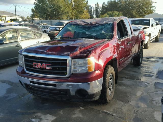 1GTEC29CX9Z124033 - 2009 GMC SIERRA C15 RED photo 2