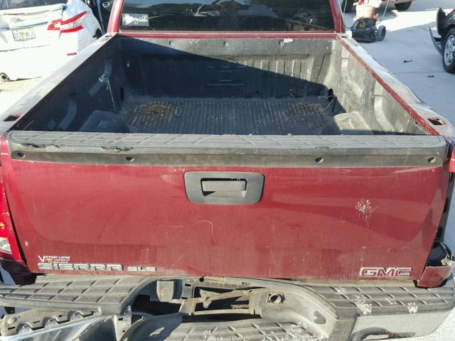 1GTEC29CX9Z124033 - 2009 GMC SIERRA C15 RED photo 9