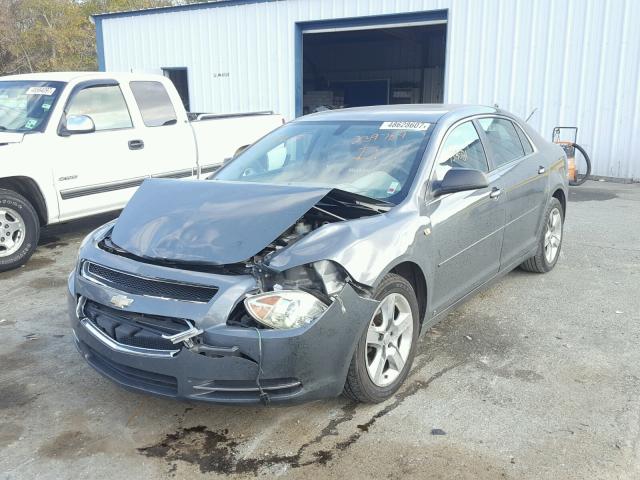 1G1ZG57N98F239789 - 2008 CHEVROLET MALIBU LS GRAY photo 2