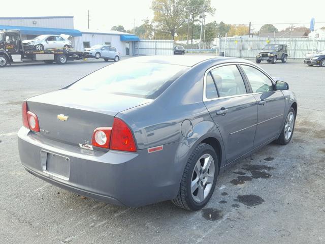 1G1ZG57N98F239789 - 2008 CHEVROLET MALIBU LS GRAY photo 4