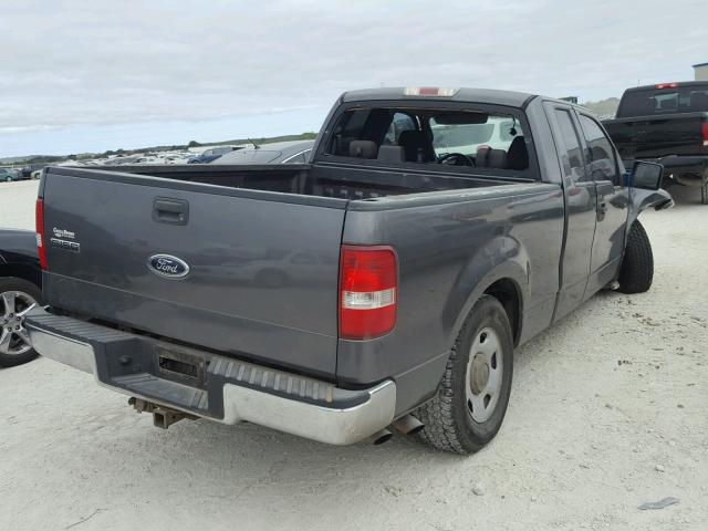 1FTRX12W84NC24796 - 2004 FORD F150 CHARCOAL photo 4